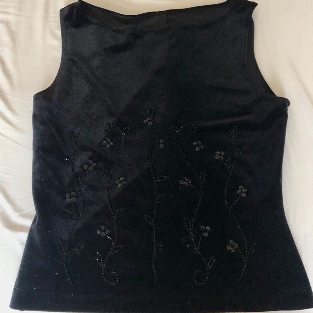 Vintage velvet tank